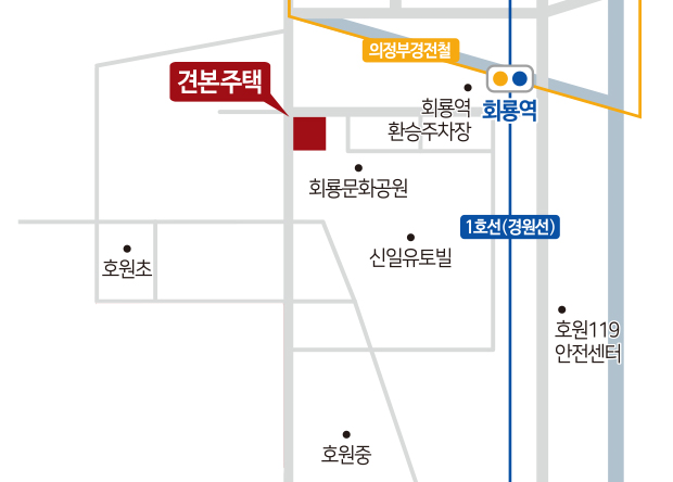 견본주택 위치 안내 이미지